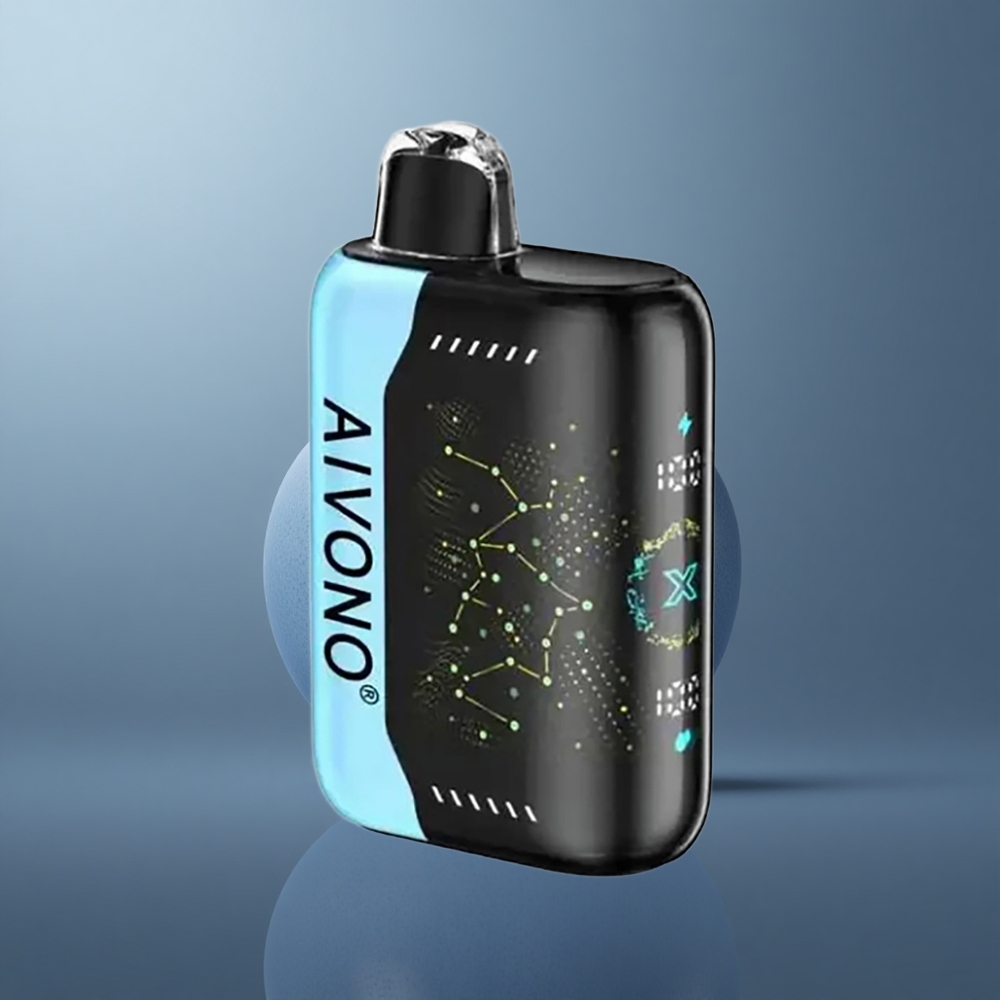 Aivono Aim Boom 25000 Блакитний Малиновий Лід 28мл Тип-C
