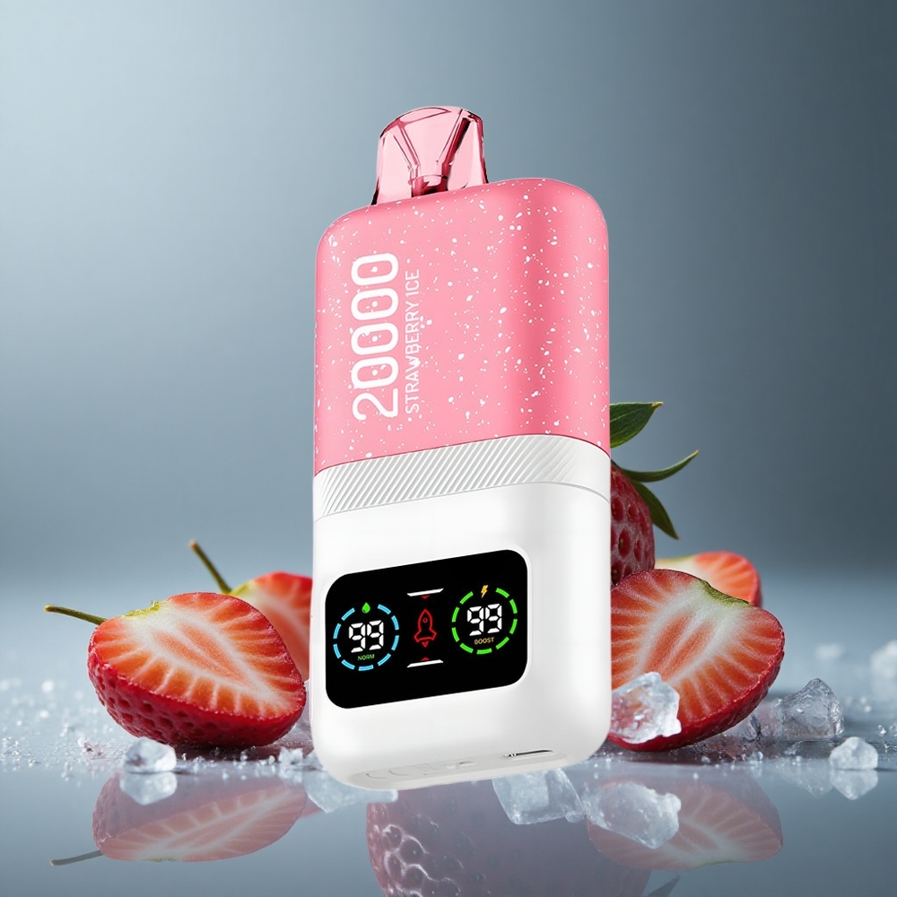 Aivono Aim Magic 20000 Полуничний Лід з Dual Mesh Coils та LCD дисплеєм