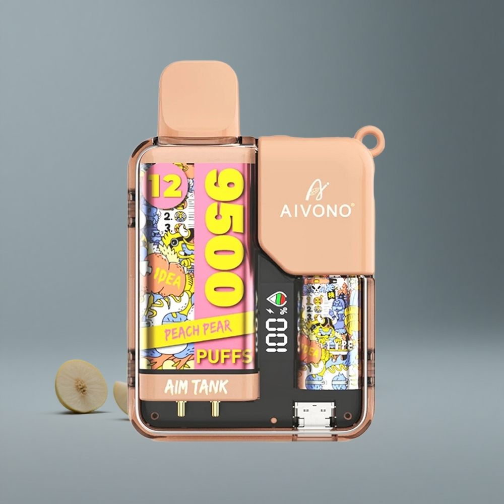 Aivono Aim Tank 9500 Персик Груша 18мл LCD