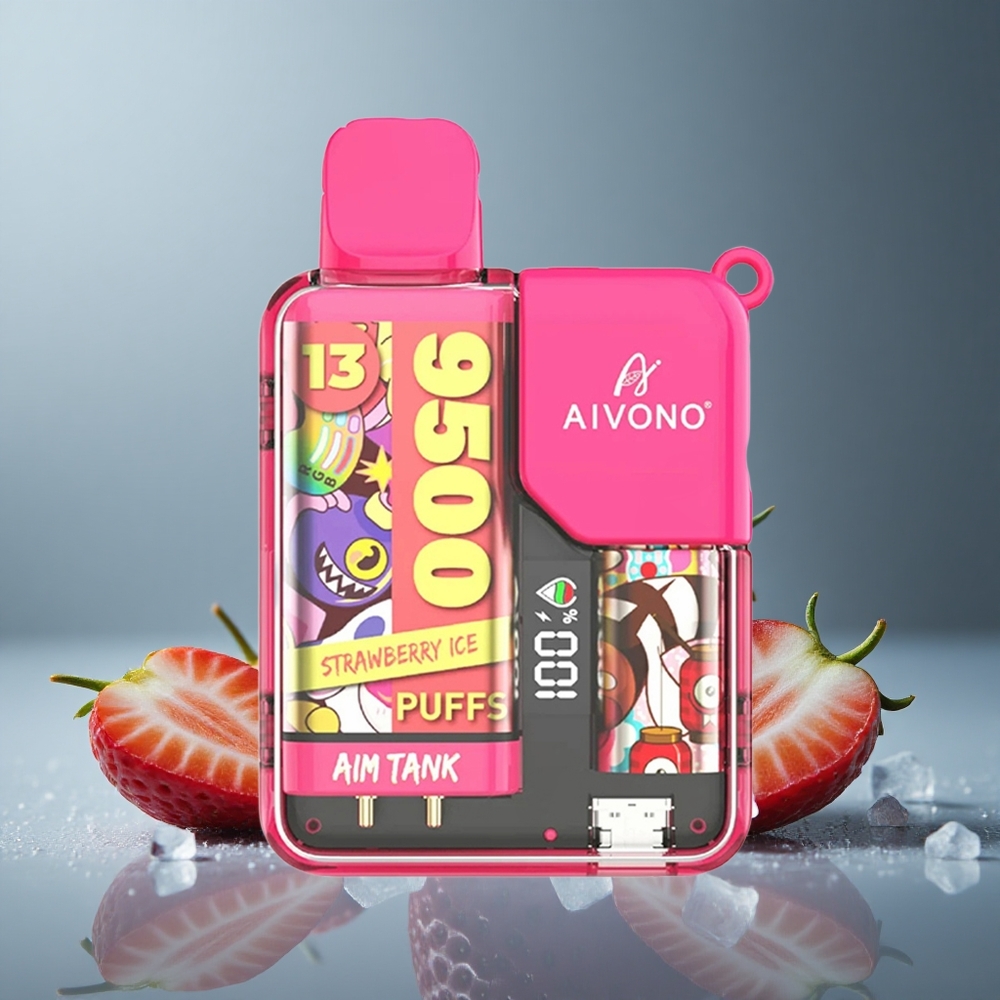 Aivono Aim Tank 9500 Полуничний Лід LCD 650mAh
