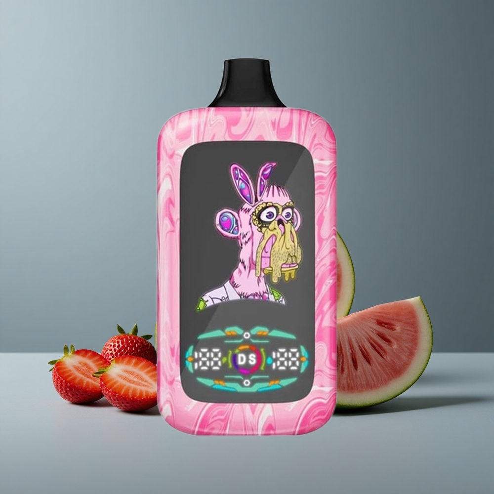 Fumot Digital Monkey 20000/40000 Полуничний Кавун з Подвійним Мережевим Нагрівачем