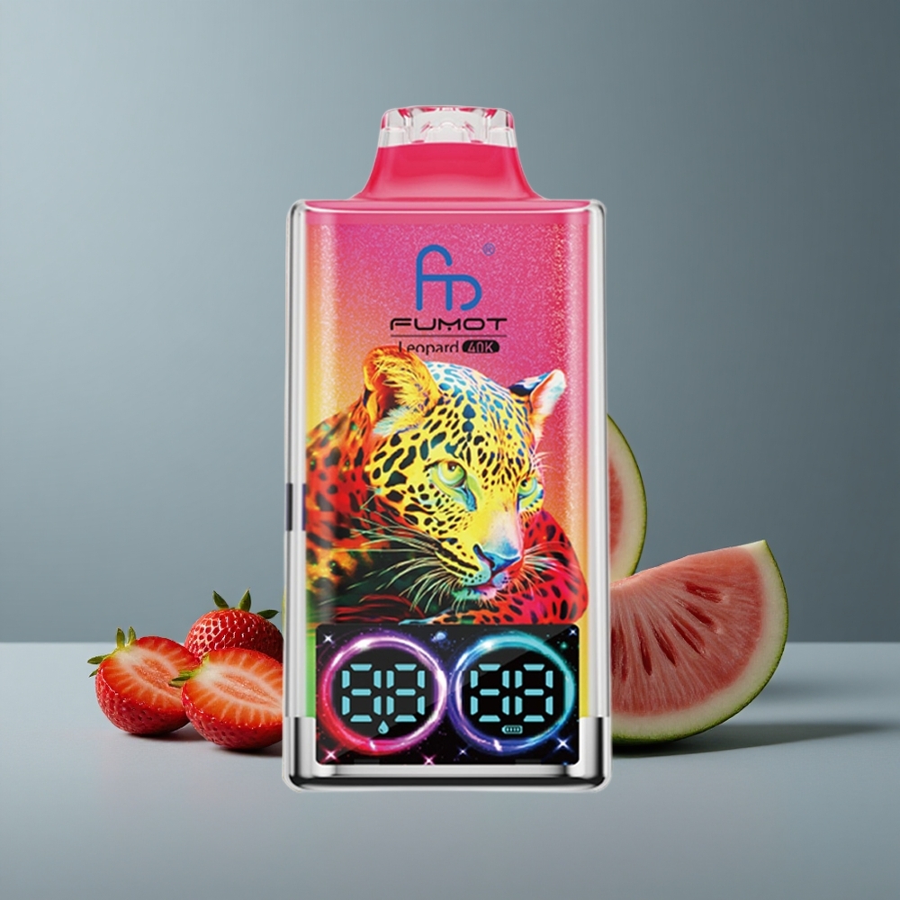 Fumot Leopard 40K Полуничний Кавун 5% Dual Mesh