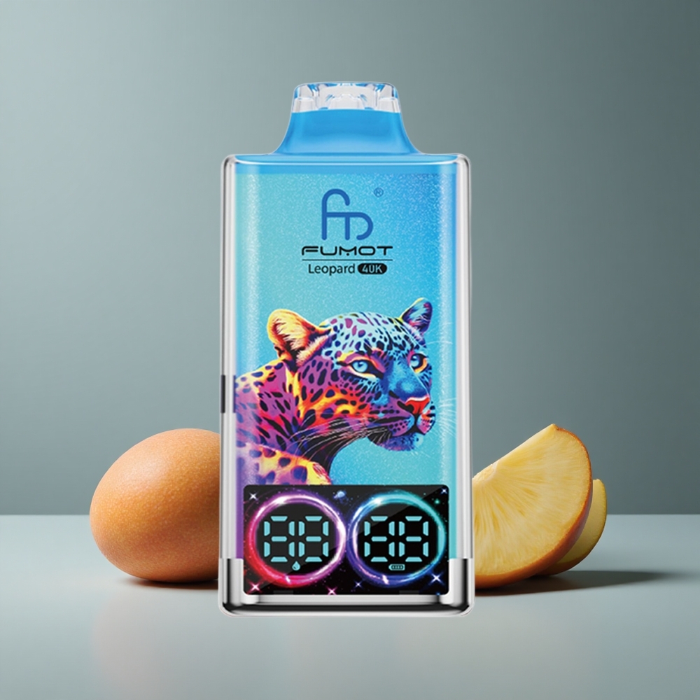 Fumot Leopard 40K Персиково-Манговий Ананас 5% Dual Mesh