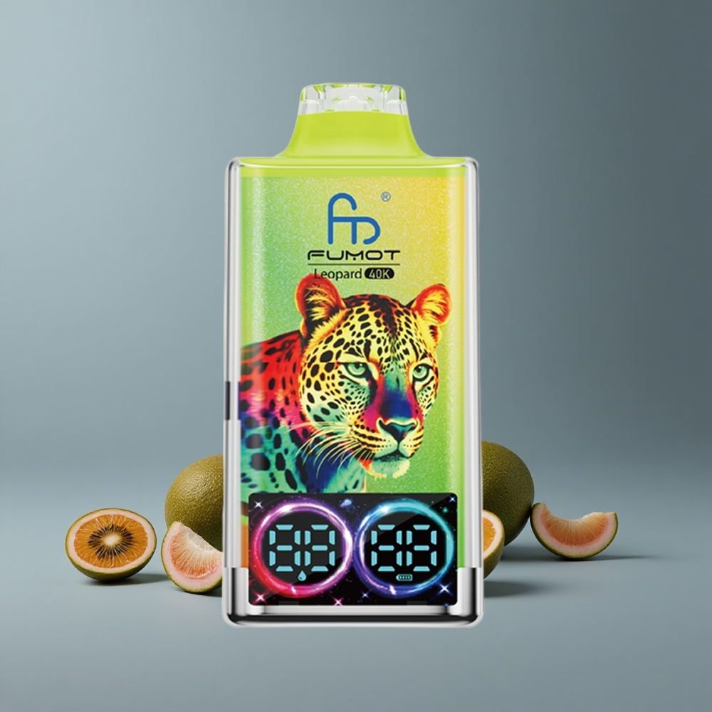 Fumot Leopard 40K Ківі Маракуйя Гуава 5% Dual Mesh