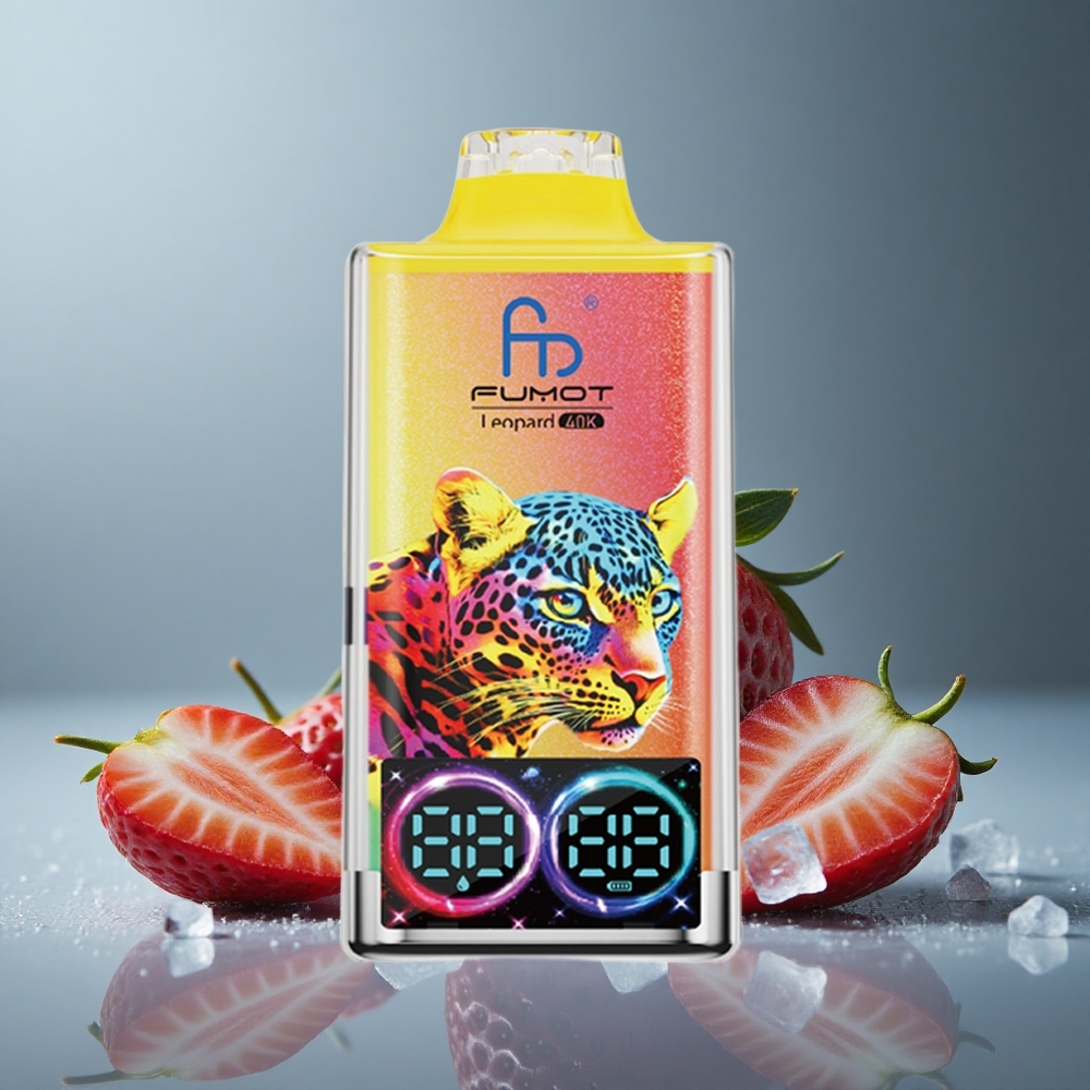 Fumot Leopard 40K Полуничний Лід з Dual Mesh та 700mAh