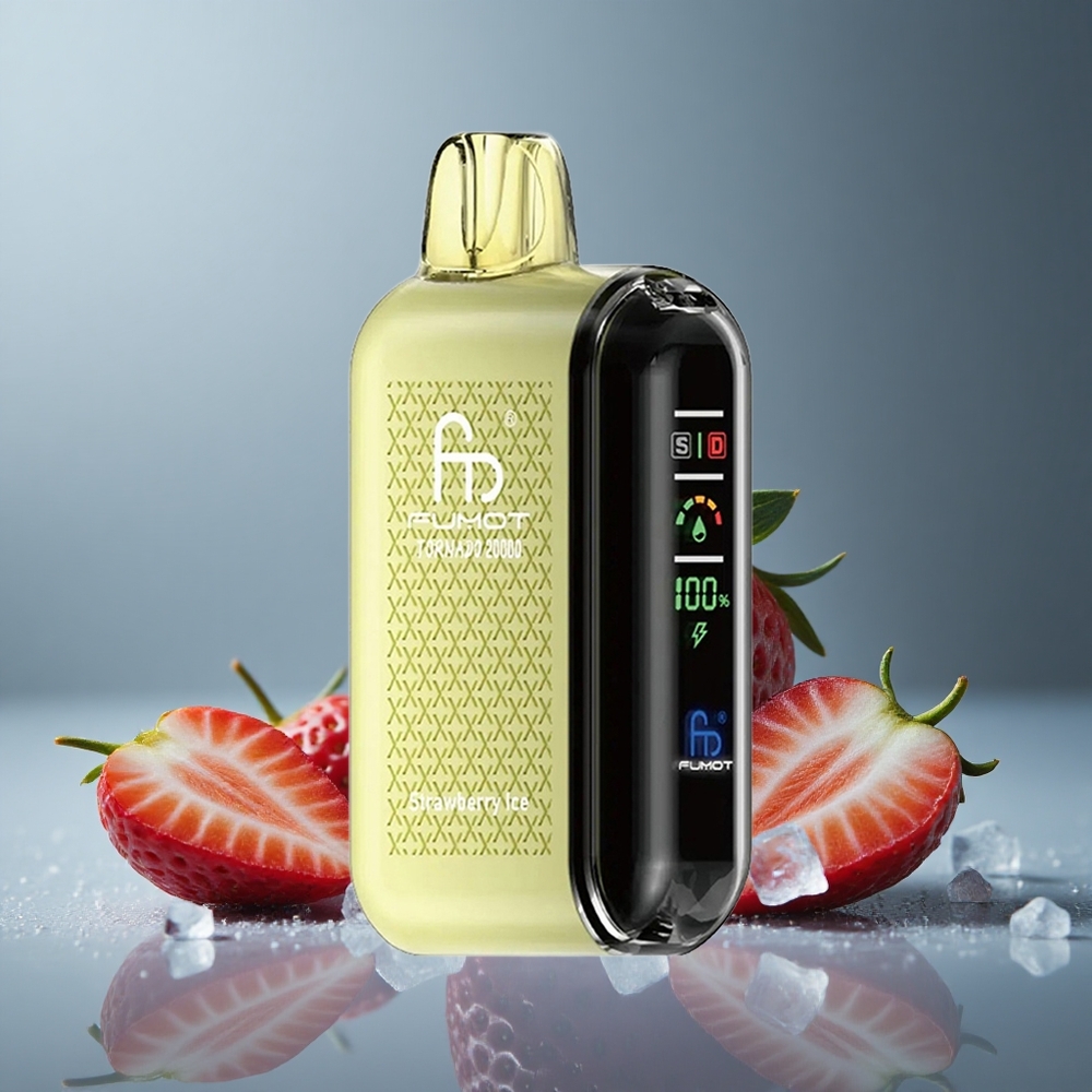 Fumot Tornado 20000 Полуничний Льодовик Dual Mesh