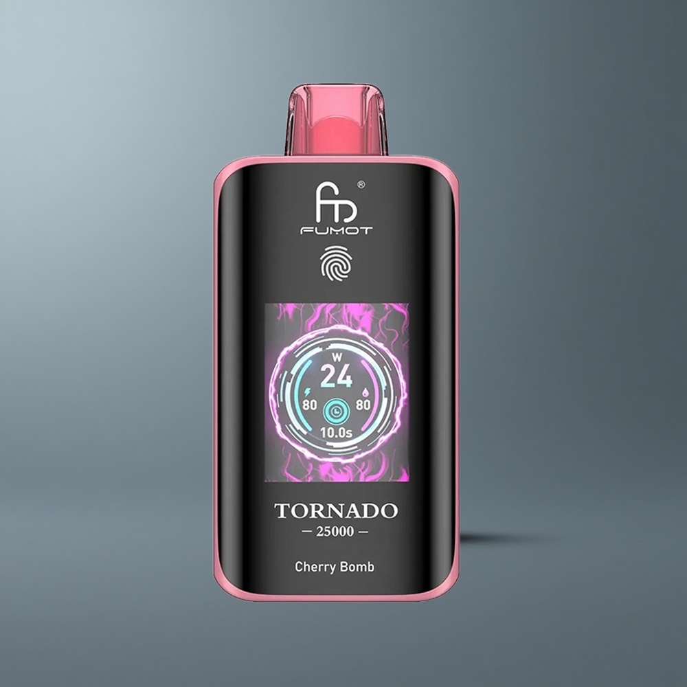 Fumot Tornado 25000 Вишневий Гром: HD Екран & 700mAh