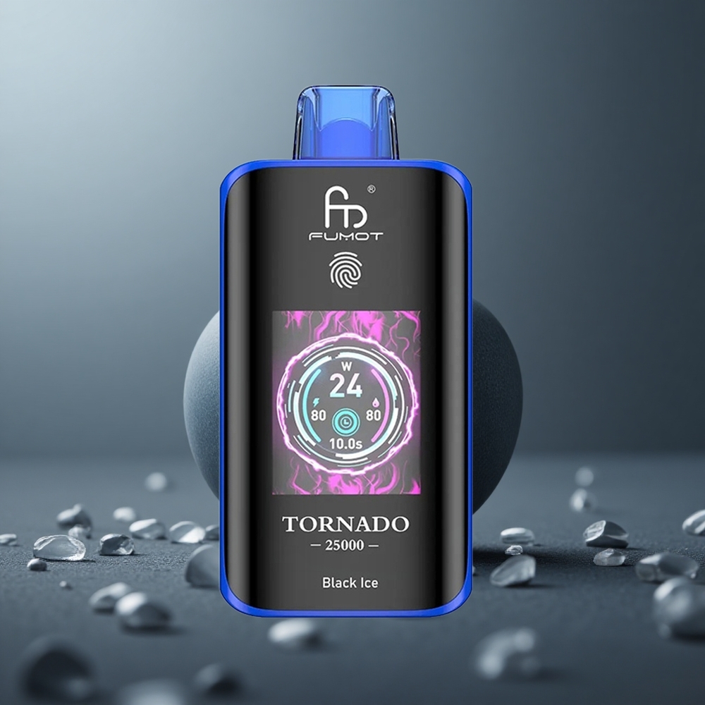 Fumot Tornado 25000 Чорний Лід HD Тип-C