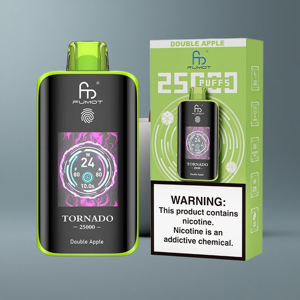 Fumot Tornado 25000 Подвійне Яблуко HD з Type-C