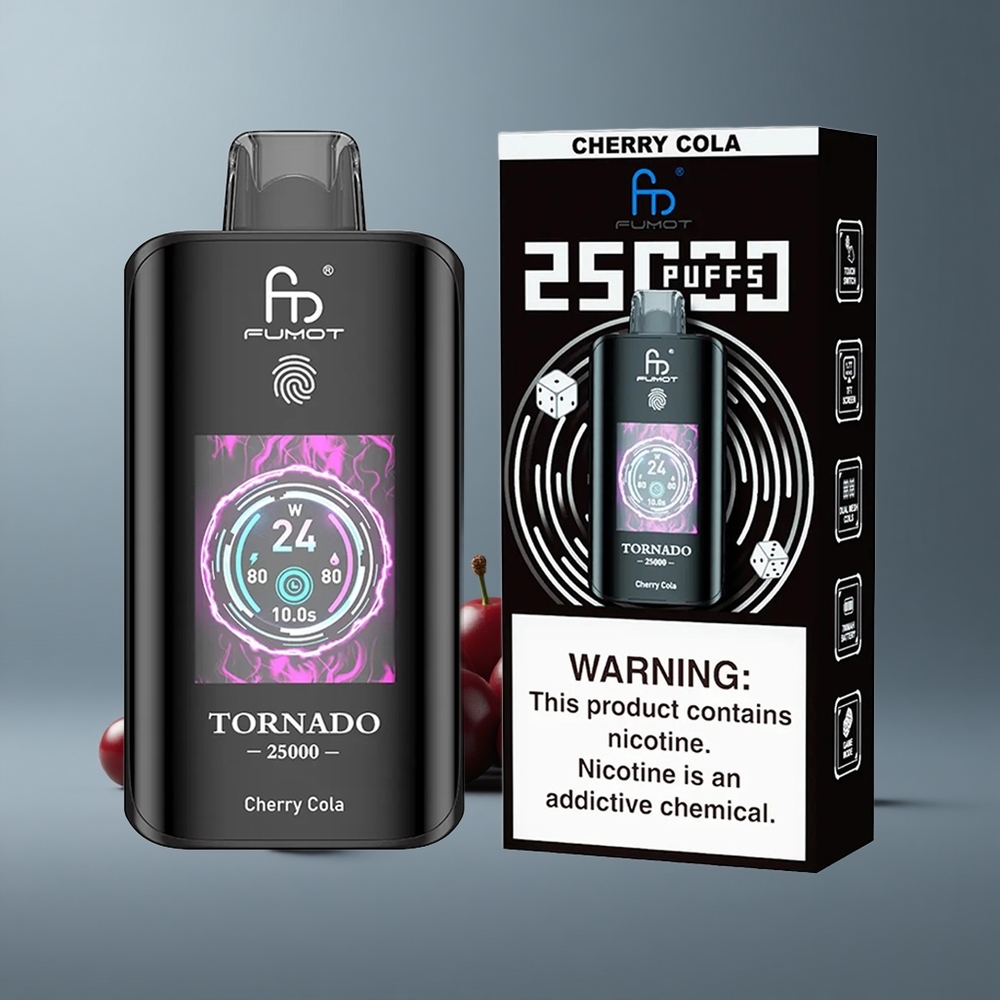 Fumot Tornado 25000 Вишнева Кола HD з Type-C