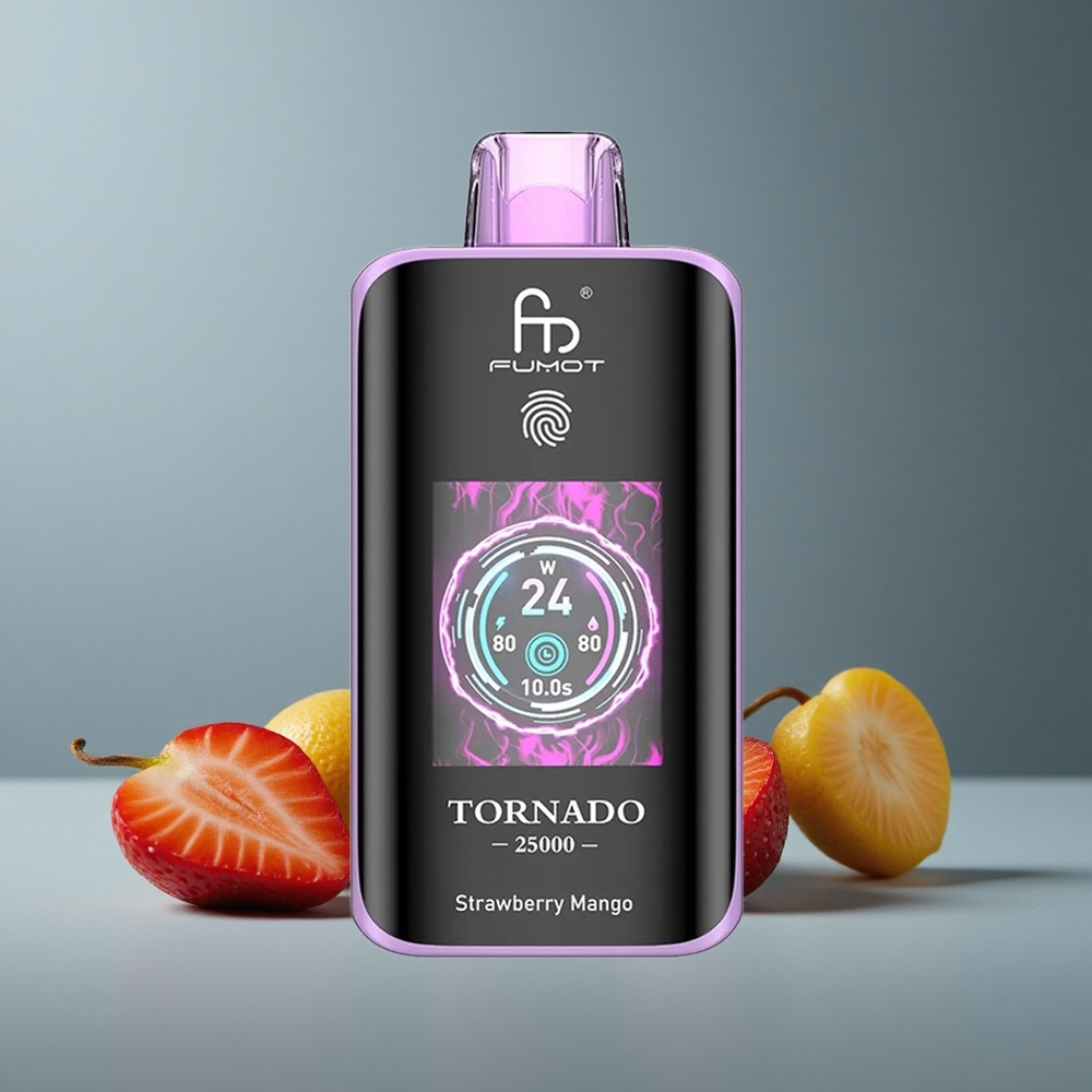 Fumot Tornado 25000 Полунично-манговий HD з Type-C