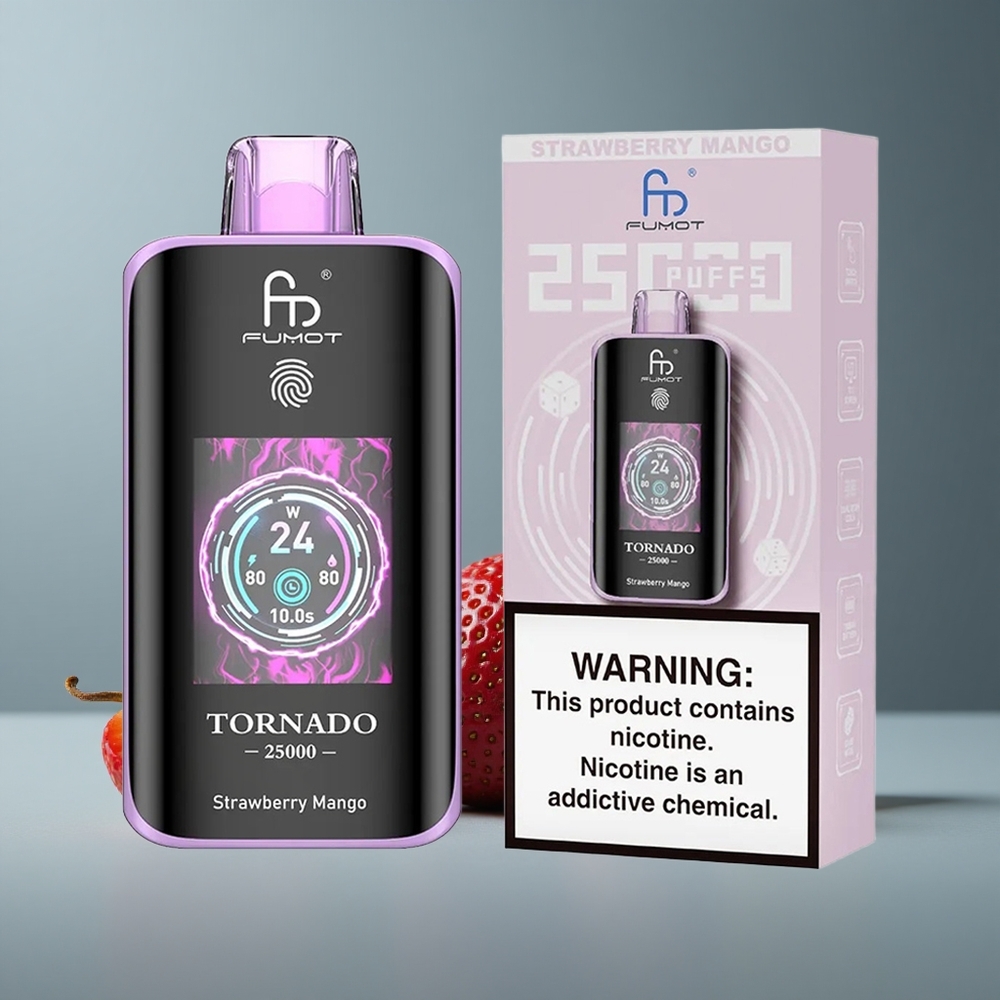 Fumot Tornado 25000 Полунично-манговий HD з Type-C