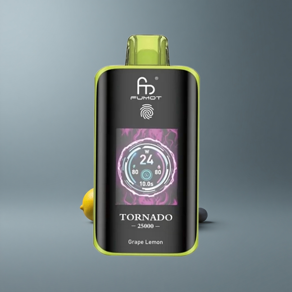 Fumot Tornado 25000 Виноградно-лимонний HD з Type-C
