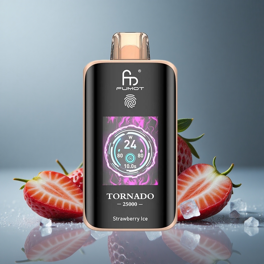 Fumot Tornado 25000 Полуничний Лід з Type-C та HD Екраном
