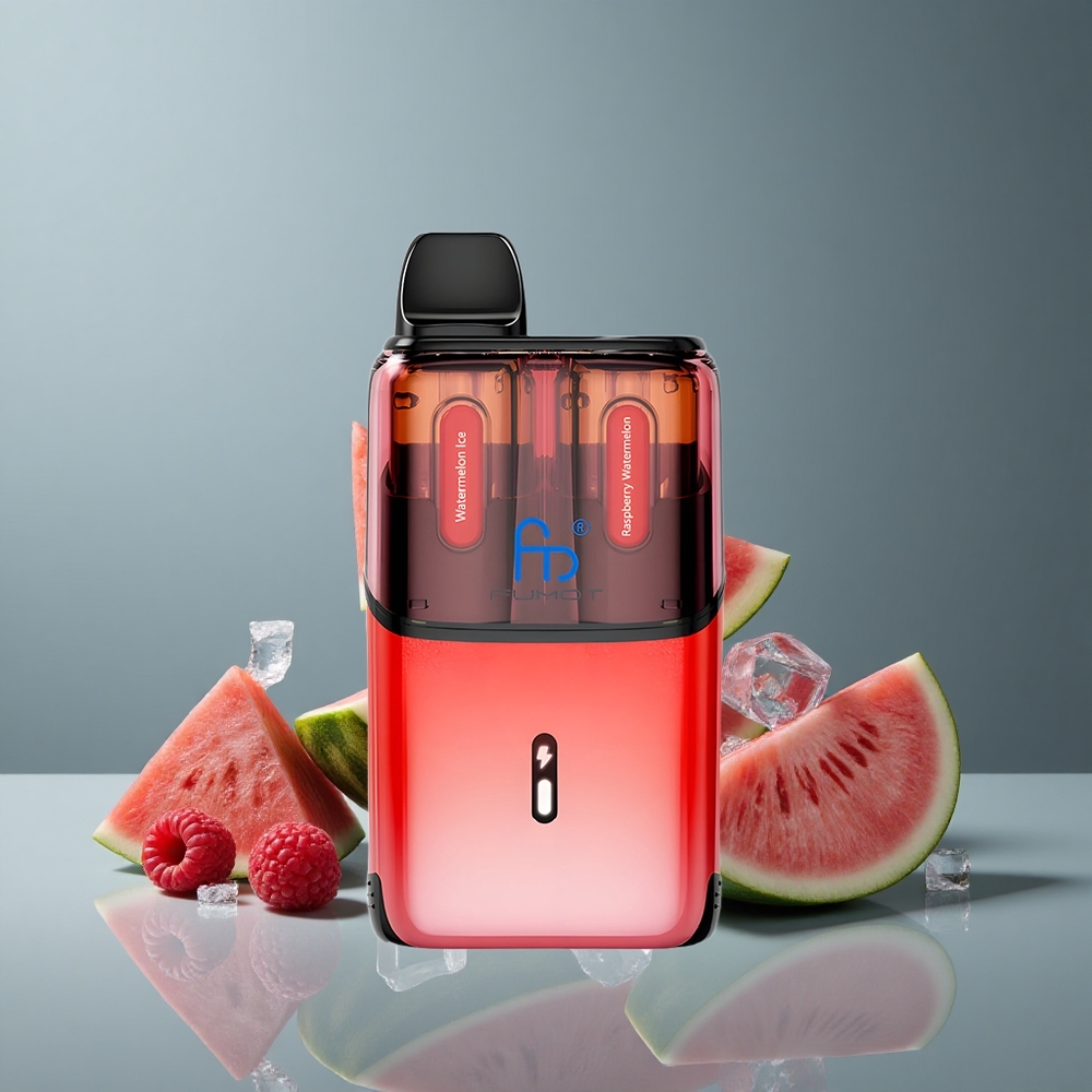 Fumot Ultra T32000 Кавуновий Лід - Малина Кавун з Mesh Coil
