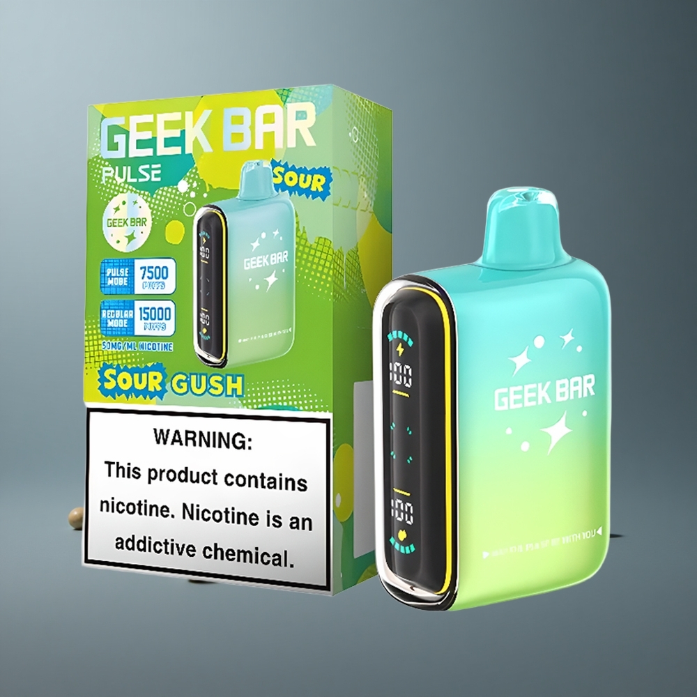 GEEK BAR Pulse 15000 Кислий Випуск з 16ML та USB Type-C