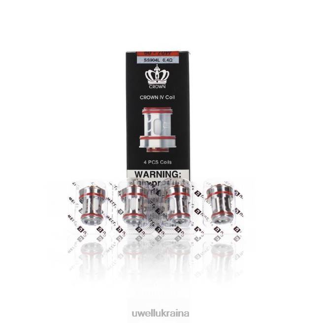 UWELL CROWN 4 змінні котушки (4 шт.) un2 подвійна сітка 0,23 Ом | UWELL Kyiv City 6FDB184