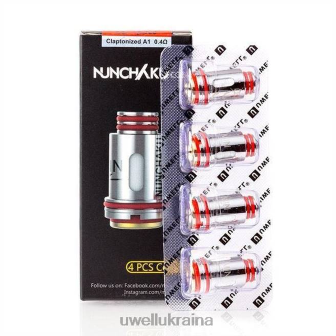 UWELL NUNCHAKU котушки (4 шт.) 0,25 Ом | UWELL Ukraine 6FDB261