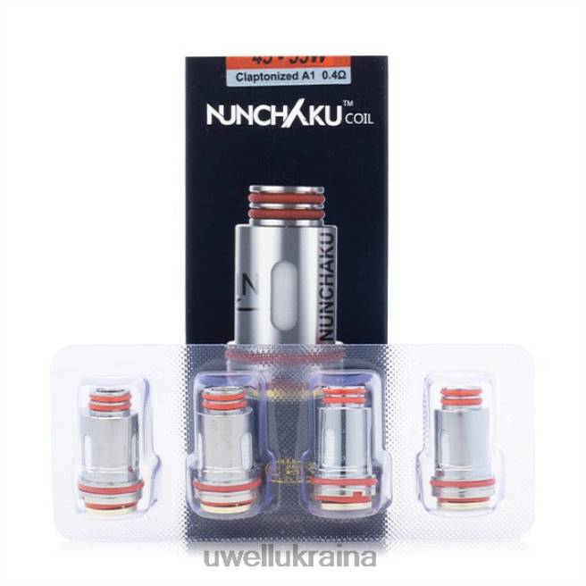 UWELL NUNCHAKU котушки (4 шт.) 0,4 Ом | UWELL Украина 6FDB262
