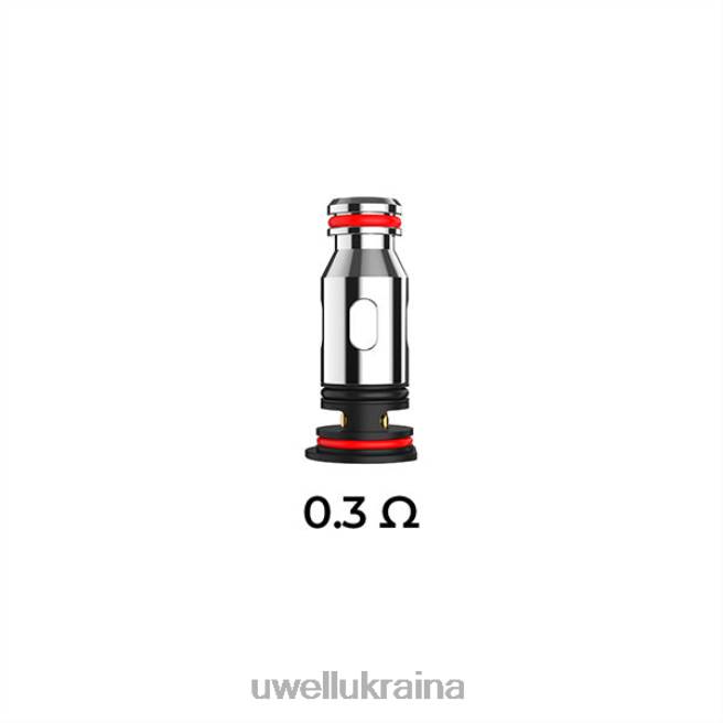 UWELL PA змінні котушки 0,3 Ом (4 шт.) | UWELL Украина 6FDB82