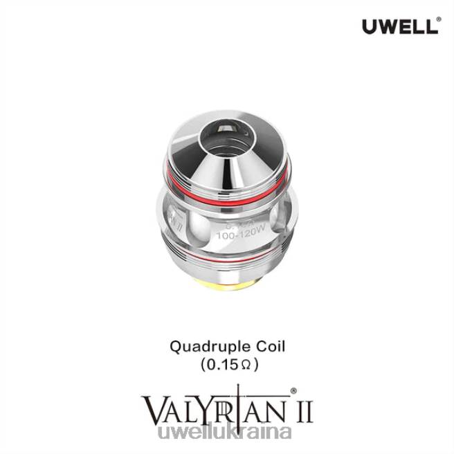 UWELL VALYRIAN 2 змінні котушки (2 шт.) четверний 0,15 Ом | UWELL Ukraine 6FDB31