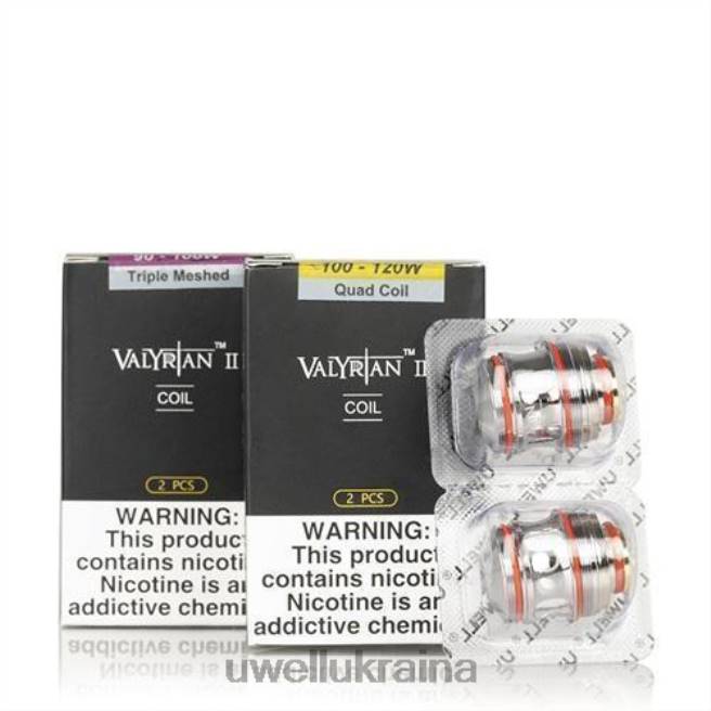 UWELL VALYRIAN 2 змінні котушки (2 шт.) un2-3 потрійна сітка 0,16 Ом | UWELL Disposable Vape 6FDB30