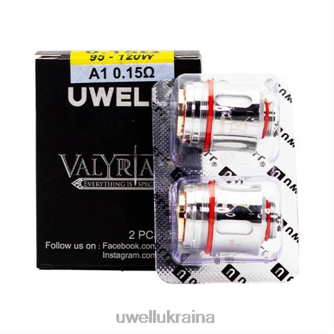 UWELL VALYRIAN змінна котушка (2 шт.) a1 0,15 Ом | UWELL Vape For Sale 6FDB259