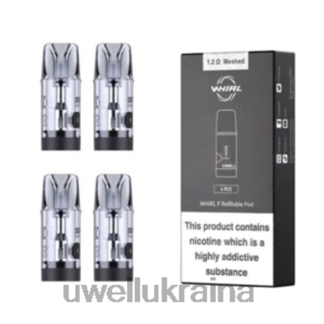 UWELL WHIRL F стручки (4 шт.) 1,2 Ом | UWELL E Cigarette 6FDB198