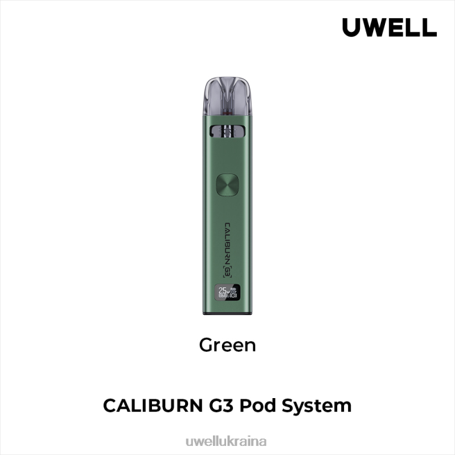 UWELL CALIBURN G3 комплект зелений | UWELL Vape Flavours 6FDB136