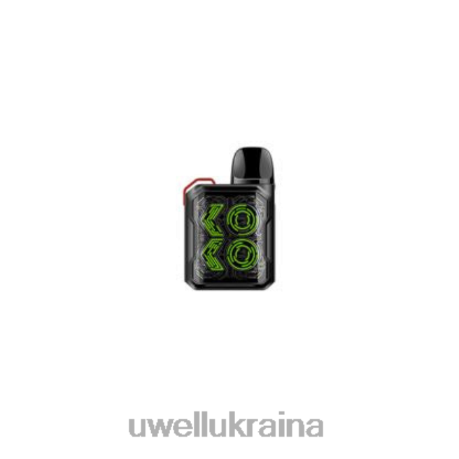 UWELL CALIBURN GK2 комплект капсул матовий чорний | UWELL Disposable Vape 6FDB100