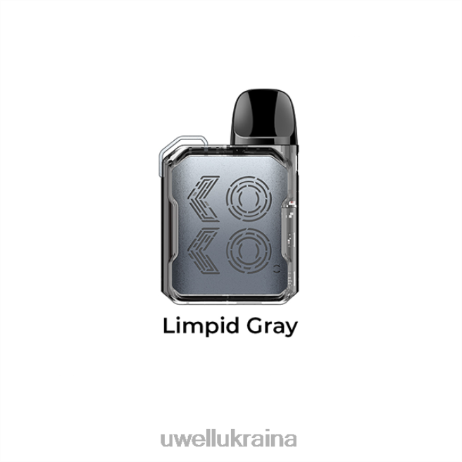 UWELL CALIBURN GK2 комплект капсул прозорий сірий | UWELL Vape Price 6FDB105